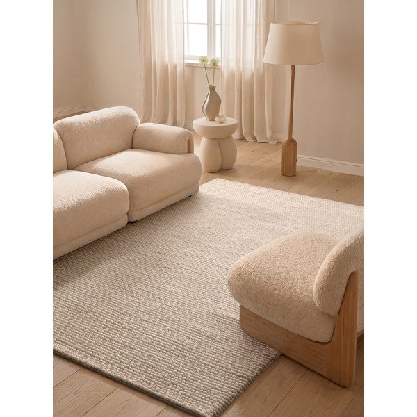 Krem ručno rađen vunen tepih 120x170 cm Richmond Diana – Ted Baker-image-1