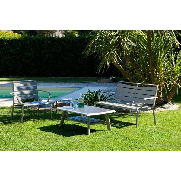 Vrtni stol aluminijski 60x96 cm Spring – Ezeis-image-2