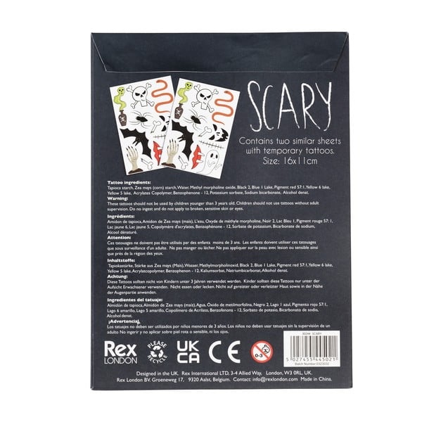 Dječje tetovaže Scary – Rex London-image-3