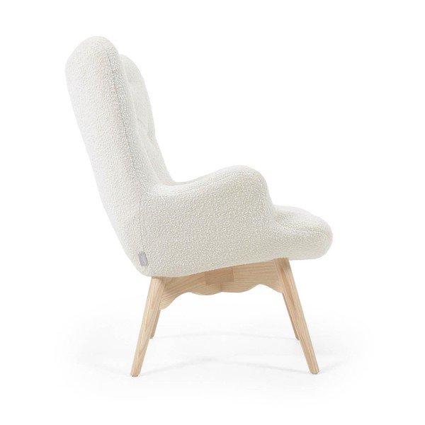 Bijela fotelja Kody - Kave Home-image-3