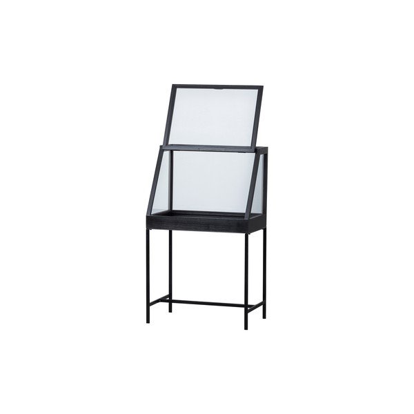 Crna vitrina 65x109 cm Dido – WOOOD-image-2