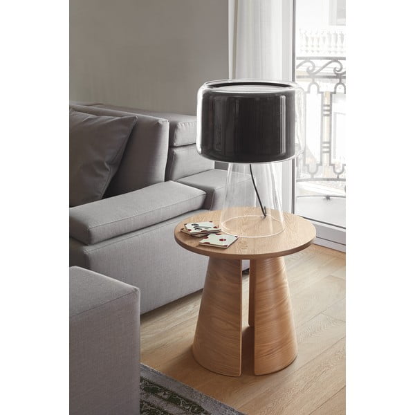 Okrugao pomoćni stol u dekoru hrasta ø 50 cm Cep – Teulat-image-1