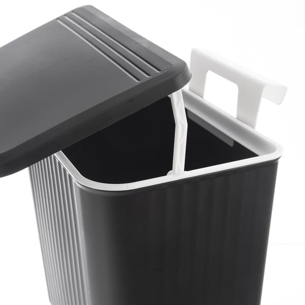 Crna plastična kanta za smeće 13 l – Orion-image-3