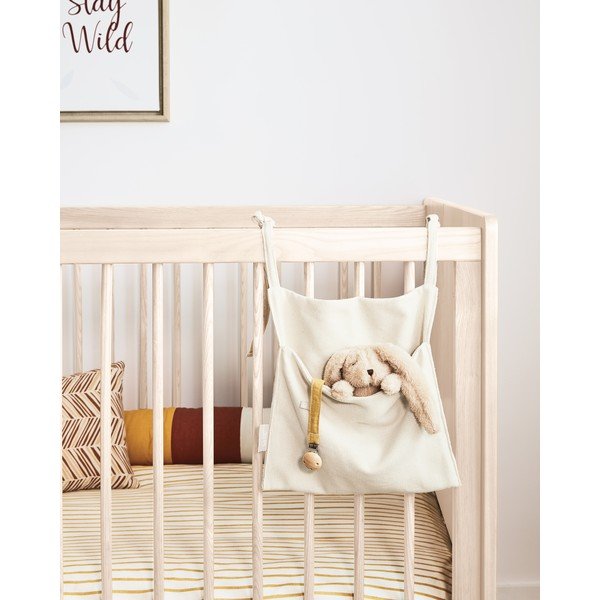 Bijeli organizator za dječji krevetić od organskog pamuka Kave Home Cleonice-image-4