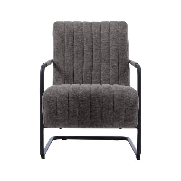 Tamno siva fotelja Trout – Unique Furniture-image-2