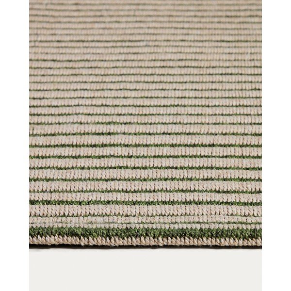 Zeleni/bež unutarnji i vanjski tepih 160x230 cm Ardelia – Kave Home-image-2
