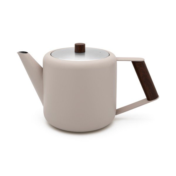 Bež čajnik od nehrđajućeg čelika 1,1 l Duet Boston – Bredemeijer