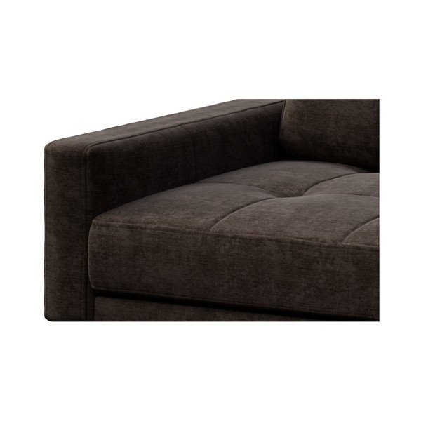 Tamnosmeđa sofa MESONICA Musso Tufted, 210 cm-image-3