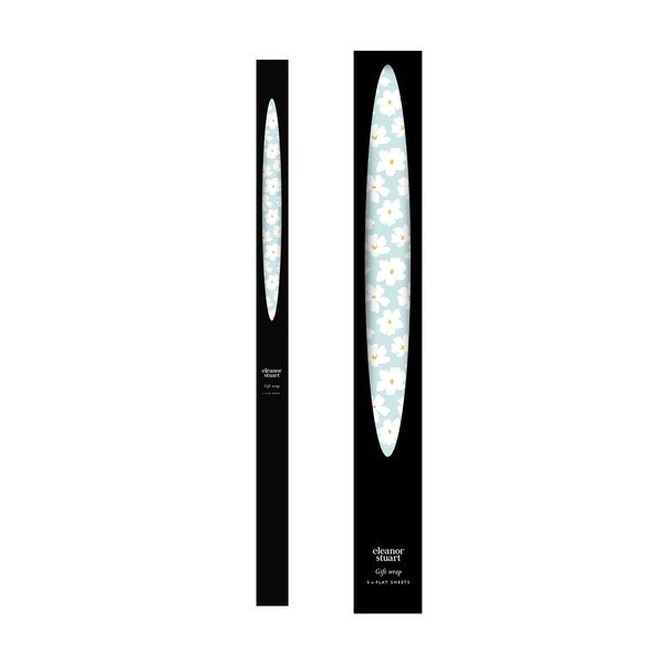 Plavo-bijeli papir za zamatanje eleanor stuart br. 8 Floral-image-3