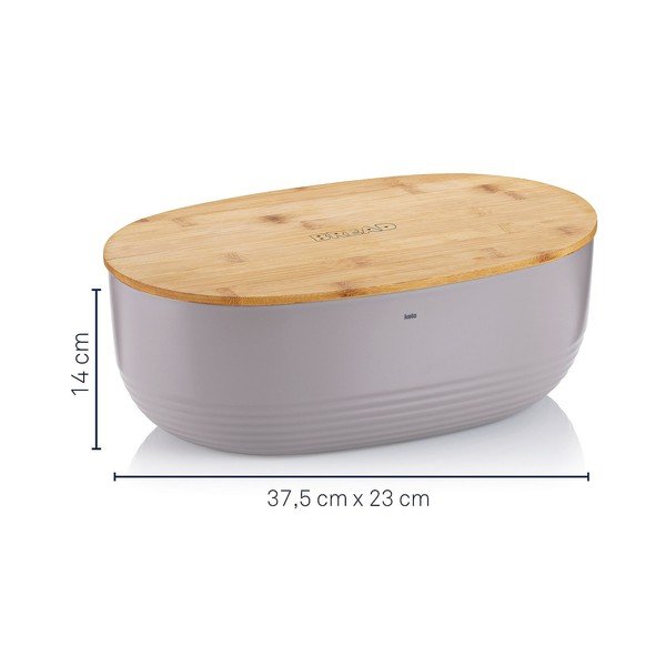 Bež staklenka za kruh Namla Namur, 37,5 x 23 cm-image-4