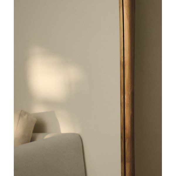Zidno ogledalo s okvirom od masivnog drveta 94,5x192 cm Alura – Kave Home-image-2