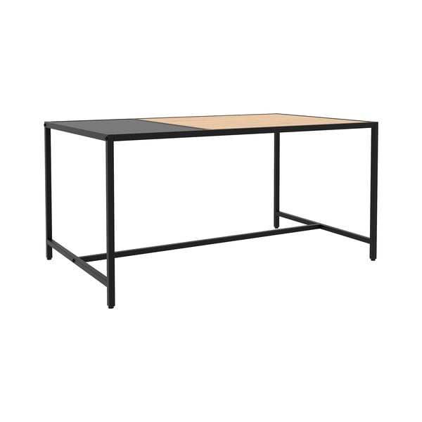 Crni/u prirodnoj boji stolić za kavu 60x100 cm Altino – Unique Furniture-image-2