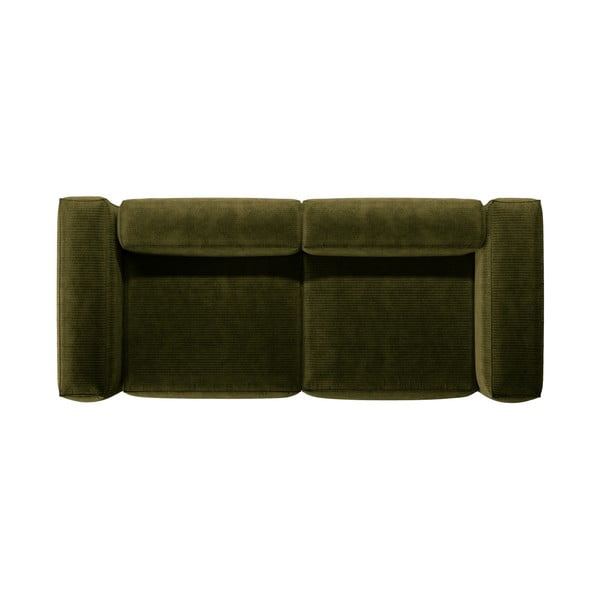 Zelena sofa od samta 264 cm Bergamo – Cosmopolitan Design-image-3