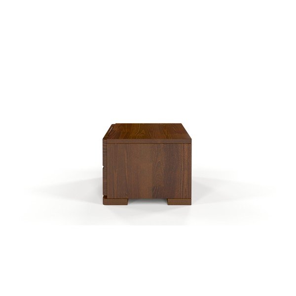 Smeđi noćni ormarić od borovine Skandica Sandemo-image-2