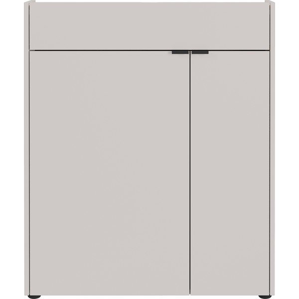 Krem ormarić u mat dekoru 83x99x22 cm Ameca – Germania-image-2
