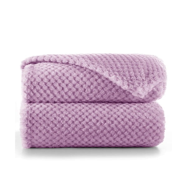 Lila ljubičasta deka od mikrovlakana DecoKing Henry, 70 x 150 cm-image-2