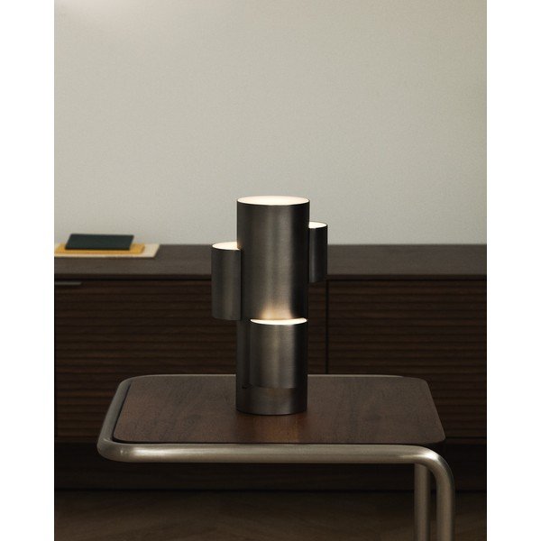 Crna metalna LED stolna lampa s mogućnosti zatamnjivanja (visina 26,5 cm) Adrina – Kave Home-image-3