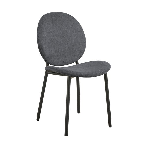 Antracitno siva blagovaonska stolica Cliff – Actona