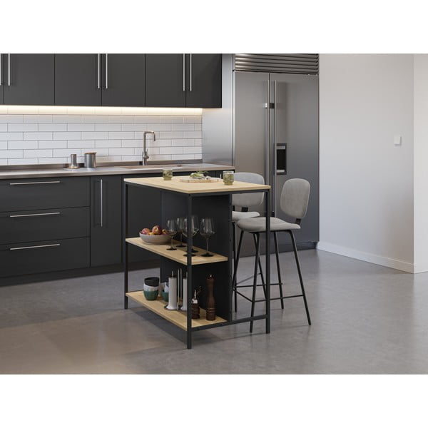 Barski stol u dekoru hrasta 60x100 cm Sagi – Marckeric-image-2