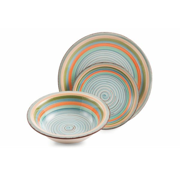 Set od 18 komada u boji zemljanog posuđa Villa d'Este Mykonos Sombrerors-image-1