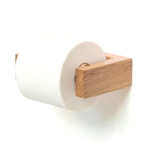 Zidni držač toaletnog papira od hrastovog drveta Wireworks Mezza