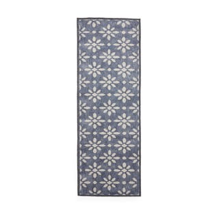 Tamno plava periva staza 76x230 cm Coral Blue – Think Rugs