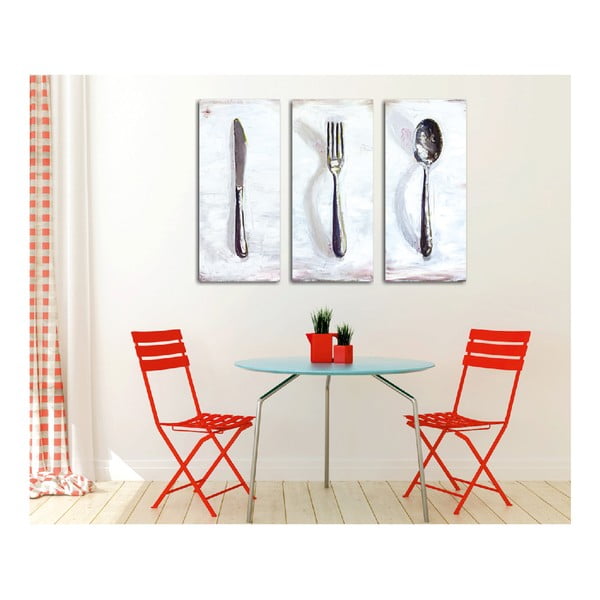 3-dijelna slika na platnu Dinner-image-2