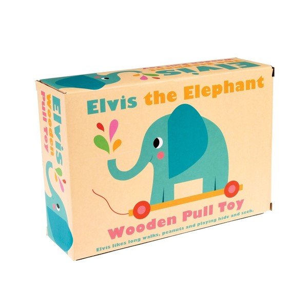 Drvena igračka Rex London Elvis The Elephant, dužina 18 cm-image-2
