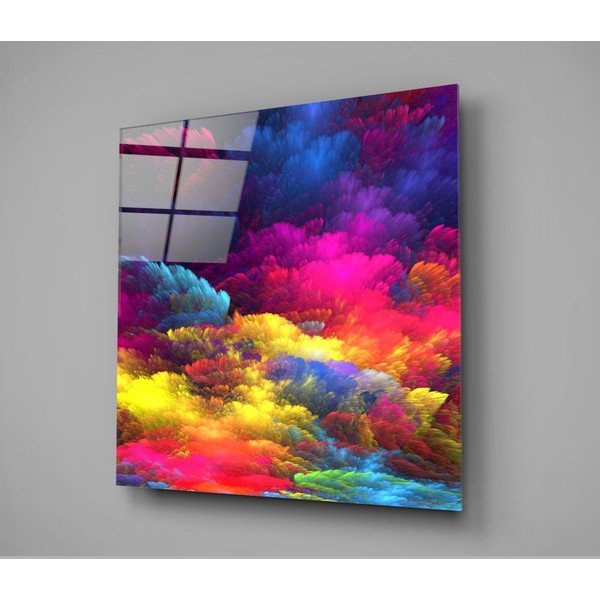 Staklena slika insigne Color Burst, 40 x 40 cm-image-3