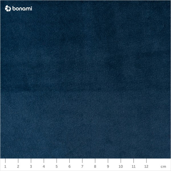 Tamnoplava baršunasta sofa Mazzini Sofas Benito, 158 cm-image-1