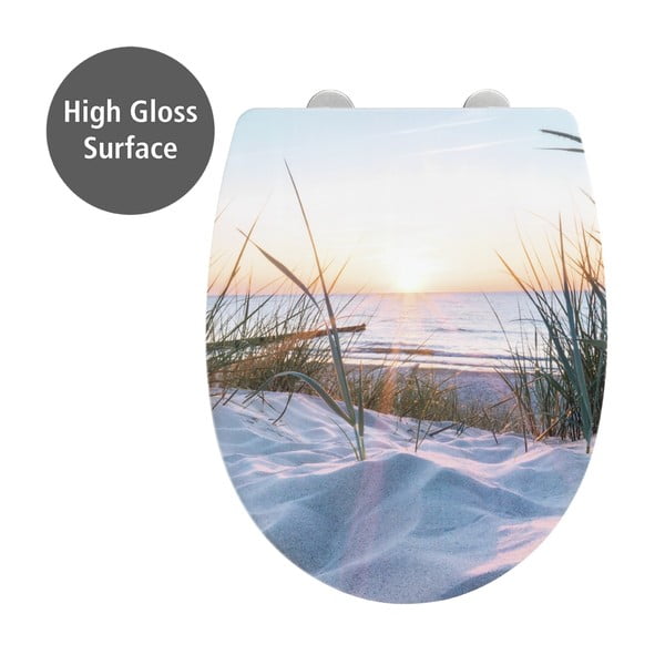 WC daska s automatskim zatvaranjem 36,5 x 45 cm Baltic – Wenko