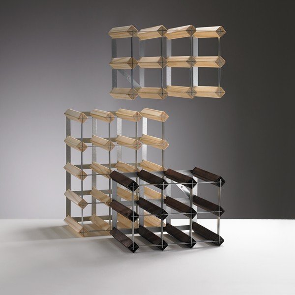 Drveni stalak od hrastovine za vino za 30 boca - RTA-image-1