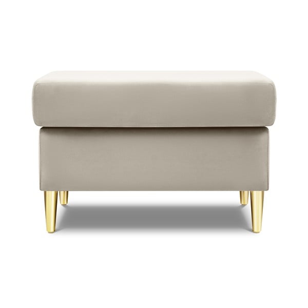 Bež baršunast tabure Kyoto – Cosmopolitan Design