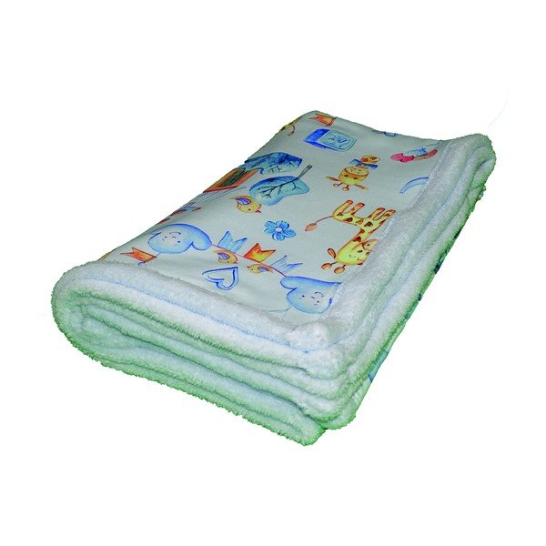Svijetloplava dječja deka 80x100 cm - OYO kids-image-1