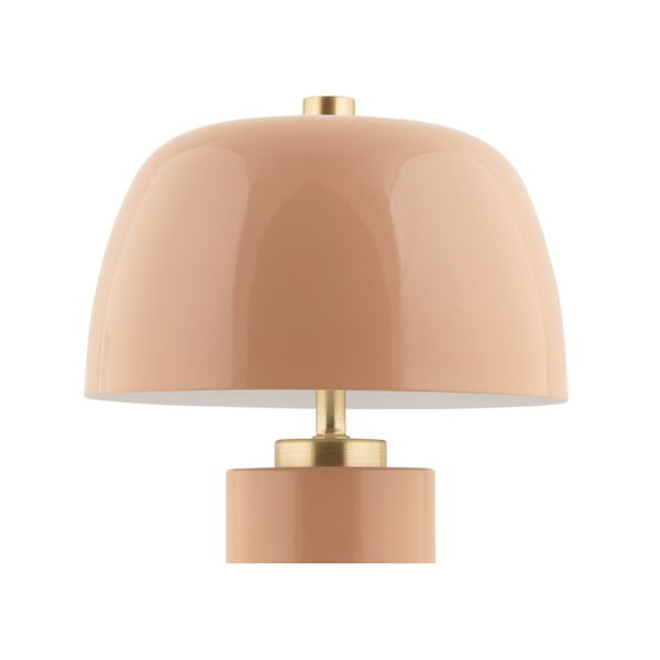 Bež LED stolna lampa s mogućnosti zatamnjivanja s metalnim sjenilom (visina 30 cm) Freya – Leitmotiv-image-3