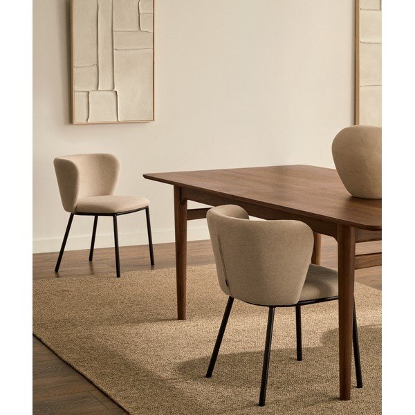 Smeđe-sivi tepih 200x300 cm Galinda – Kave Home-image-1