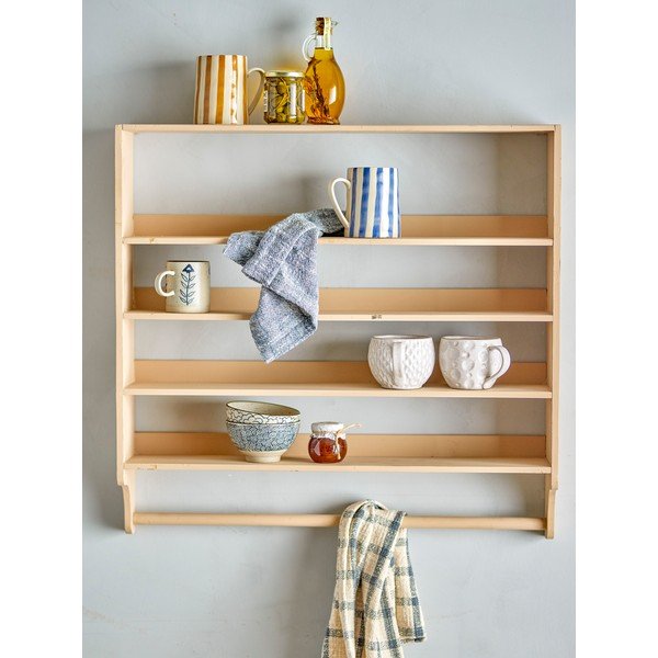 Polica s više razina od masivne jele u prirodnoj boji 70 cm Sal – Bloomingville-image-3