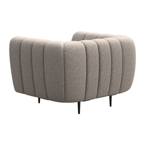 Bež fotelja Shel – Ghado-image-3