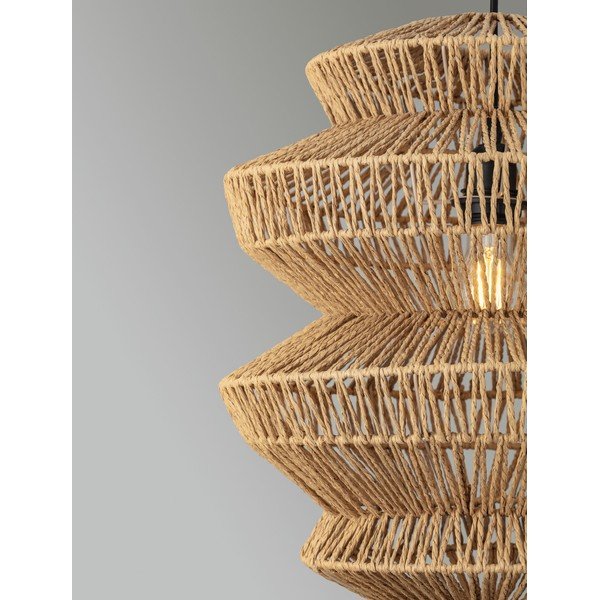 Viseća svjetiljka od užeta u prirodnoj boji ø 40 cm Nua – Nova Luce-image-2