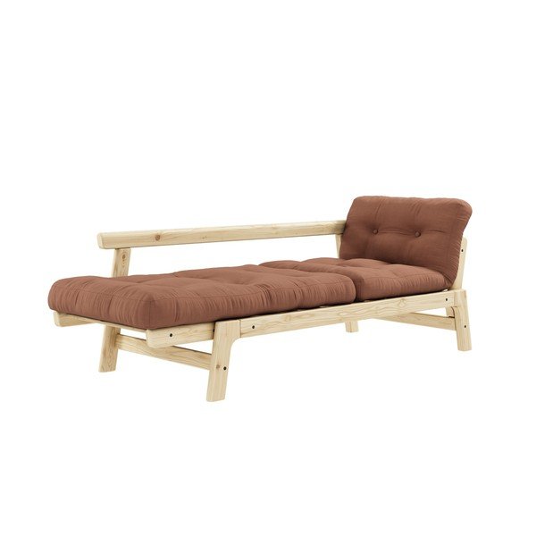 Podesivi kauč Karup Design Step Natural Clear/Clay Brown-image-4