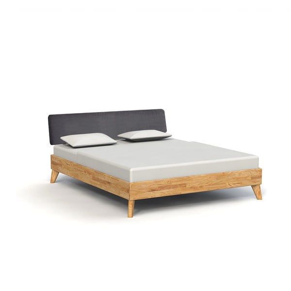Bračni krevet od hrastovog drveta 200x200 cm Greg 3 - The Beds