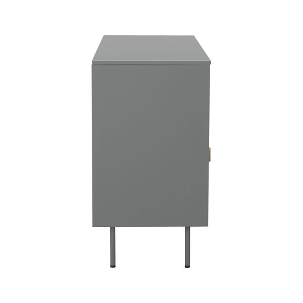 Siva metalna vitrina 104x80 cm Rosalie – Støraa-image-4