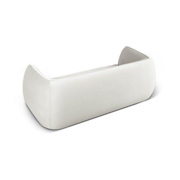 Bež baršunasti sofa 225 cm Lando – Micadoni Home-image-3
