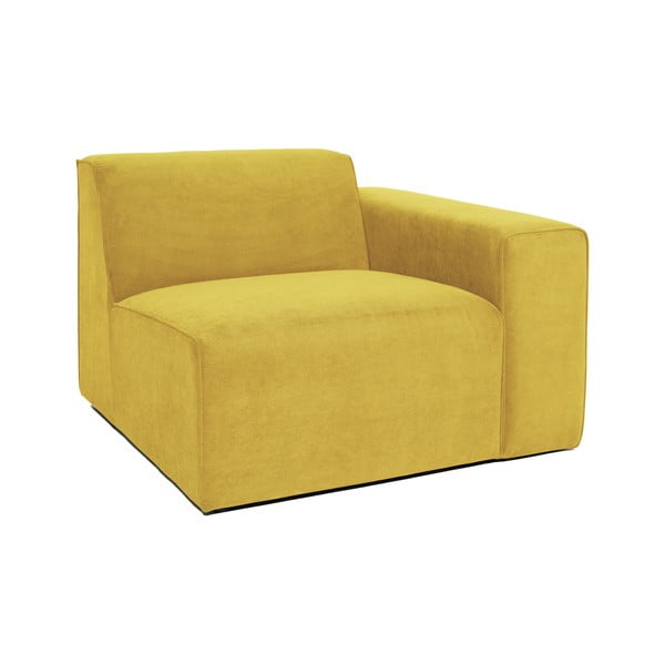 Žuti baršunasti završni element Scandic Sting, 101 cm, desni kut-image-2