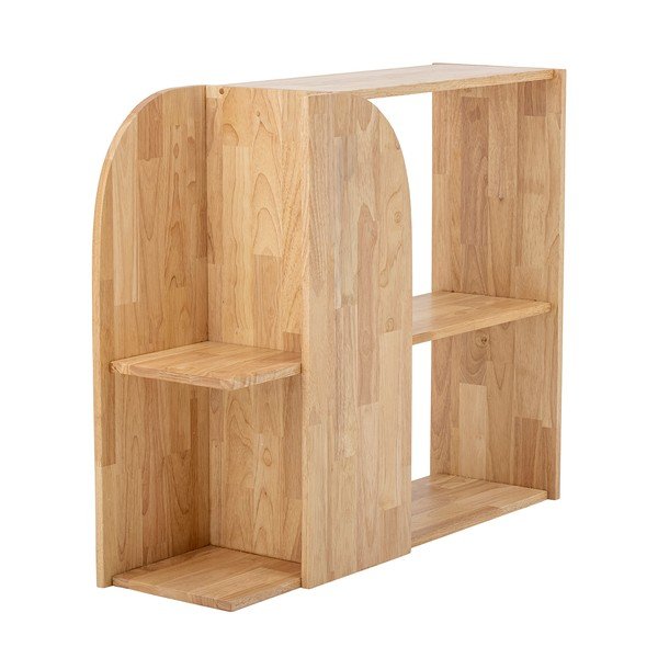 Biblioteka od masivnog kaučuka u prirodnoj boji 85x70 cm Alec – Bloomingville-image-3