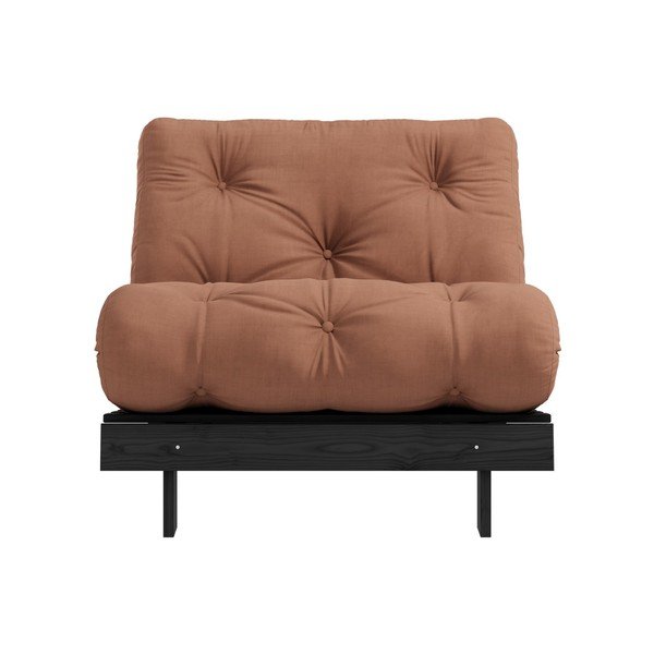 Podesiva fotelja Karup Design Roots Black/Clay Brown-image-3