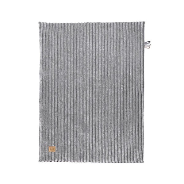 Siva deka za bebe od samta 100x77 cm – Meowbaby