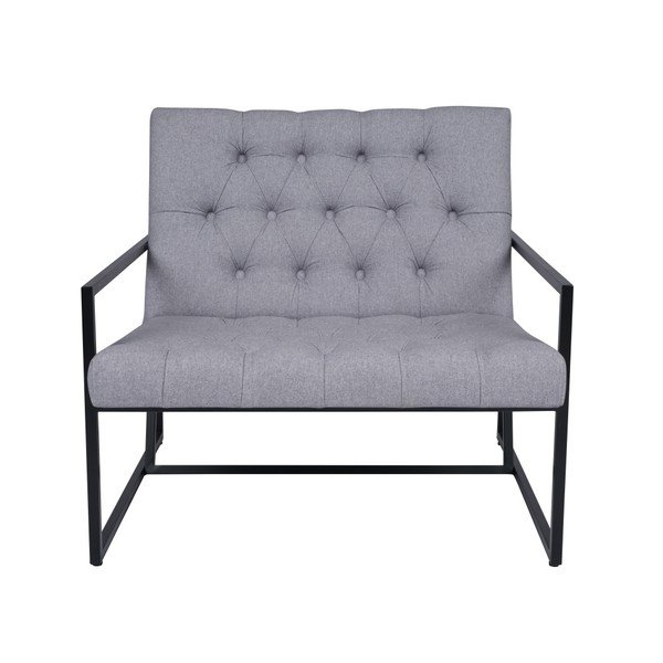 Svijetlo siva fotelja Mazzini Sofas Aster