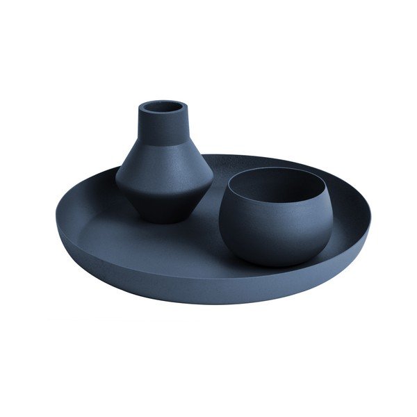 Plava vaza PT LIVING Nimble Angled, ⌀ 9 cm-image-1