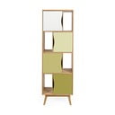 Zelena polica za knjige Woodman Avon Narrow Olive